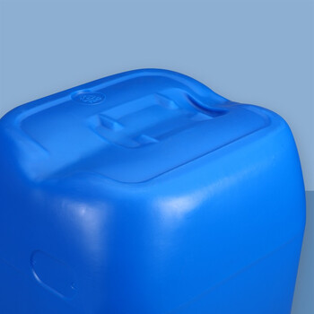 艾科堡塑料化工桶方形堆码桶30L工厂原料废液水桶加厚样品桶蓝色