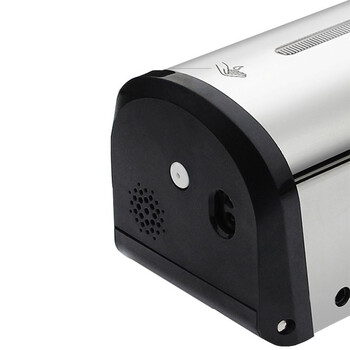 益美得 LSL3341-0 不锈钢自动感应皂液器酒精喷雾洗手机壁挂式 银色拉丝（滴液款）