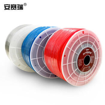 安赛瑞 气动软管 PU气管空压机用软管气泵高压管风管 透明色外径8mm长100米 450246