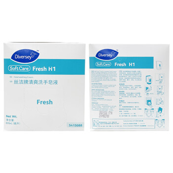 泰华施Diversey 丝洁牌清爽洗手皂液 手部保湿泡沫洗手液厨卫去油污清洗剂 6盒/箱