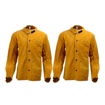 威特仕 44-2530 牛皮透气款电焊工服背部凉爽款上身电焊烧焊焊服 XXXL码 1件 定做