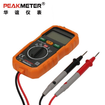 华谊PEAKMETER PM8232 全自动袖珍数字万用表迷你高精度电流电阻表测试仪(手动换挡)定做 1台