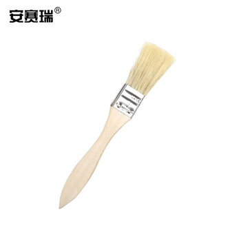 安赛瑞 木质油漆刷油漆刷子 木柄刷子 扫灰刷油刷 排笔刷 1寸 毛长39mm（20把装）22315