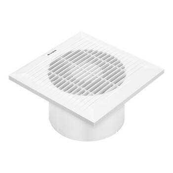 艾美特换气扇卫生间4寸强力开孔100mm卧室大风量排气扇橱窗通风抽风机墙壁玻璃窗式排风扇SLIM4