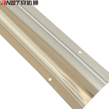 安达通 不锈钢线槽 地面线槽 耐压地槽 防踩耐踩半圆地面压线槽 7号白色不带胶