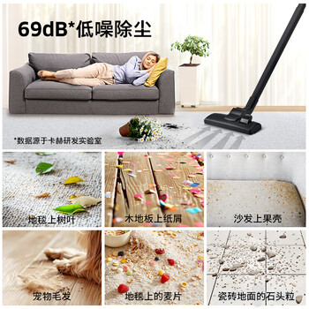 KARCHER 德国卡赫 商用桶式轻音吸尘器 五星级酒店专用 适用酒店办公室餐厅 T 14/1 