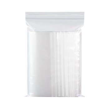飞尔（FLYER）透明自封袋 包装袋 透明塑料包装袋 封口袋 12×17cm 6丝 100个/包