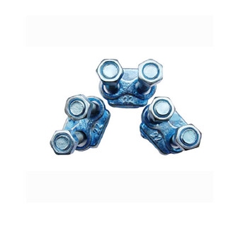 聚远 JUYUAN 10mm 钢丝绳卡扣 镀锌卡扣 U型卡 钢丝绳轧头 U型卡扣 10个一包 10包起售