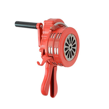 军星熠 LK-100 手摇报警器固定式高分贝防火防空警报器演习小号110db 绿色