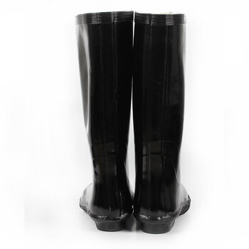 征安 耐酸碱高靴橡胶工业工厂作业水鞋雨靴高帮筒高38cm 38