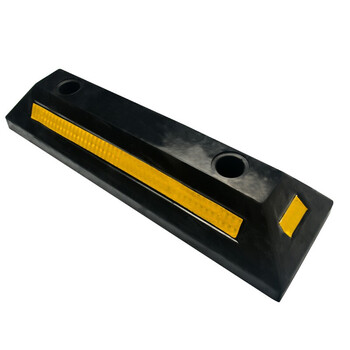 竹特 挡车器 橡塑车库限位器 橡胶车轮车位定位器 600*160*100mm 4.5KG（企业定制）