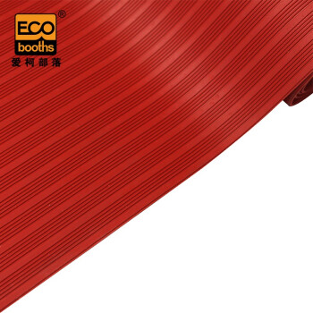爱柯部落 绝缘垫 耐高压5000V-10000V橡胶垫1m×5m×5mm配电房用绝缘耐磨耐压防滑 红色 可定制 110266