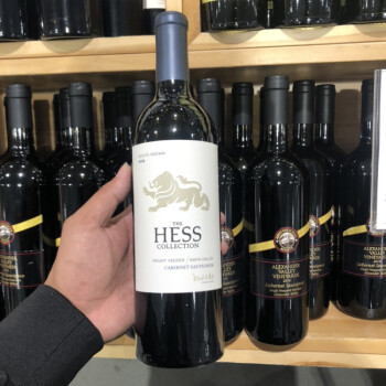 开市客美国hess赤霞珠干红葡萄酒红酒750ml上海costco