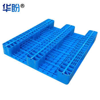 华盼HP-674仓储物流塑料托盘货架垫板防潮栈板叉车搬运载货托盘川字平板托盘1200*1000*150mm 单位：个