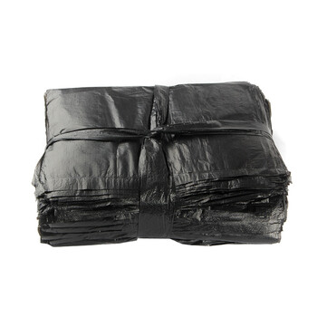 兰诗 FW-2066  垃圾袋办公酒店物业商用平口小号塑料袋 黑色45x45CM 1000个/装 2g