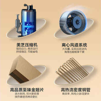 美的（Midea）小海绵除湿机 双核抽湿家用WiFi正负离子净化轻音除湿器防潮防霉干燥机衣物烘干机CF20BD/N7-DA1
