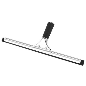 斯图不锈钢玻璃刮刀玻璃清器 刮窗器抹水器玻璃清洁工具伸缩杆 玻璃刮头35厘米宽