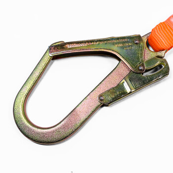 建钢 五点式安全带680810 国标全身式高空作业装备安全绳套装 防坠器保险带含尼龙缓冲绳