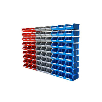 时通货架零件盒组合式加厚组合塑料斜口零件盒物料盒工具盒235*148*124
