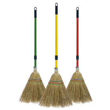 益美得 FH-1359 清洁大扫把扫马路庭院环卫物业园林扫把高粱扫帚 可悬挂伸缩款