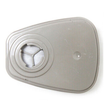 3M 滤棉盖工厂车间防粉尘飞沫呼吸搭配呼吸面罩使用滤棉 颗粒物滤棉 6001CN滤毒盒*2只