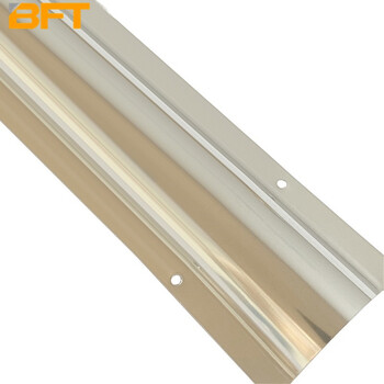 贝傅特 不锈钢线槽 地面线槽 耐压地槽 防踩耐踩半圆地面压线槽 7号白色不带胶