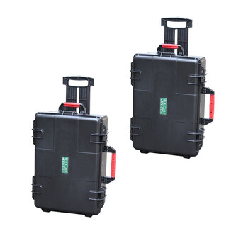 老A LAOA LA118321大型加厚拉杆仪表箱安全箱防水箱仪器箱工具箱大号设备箱26英寸663*657*401 