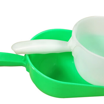 稳斯坦 WST1024 饲养饲料铲 用料瓢 兽用饲料铲子加厚塑料铲子 加料器  白色