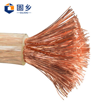 固乡 铜芯电缆电线【可定制】接地线 软铜线 透明电线 避雷针铜线【软铜线10平方5米】