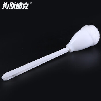 海斯迪克 HKZL-16 洗马桶刷子 挤水棉刷 卫生间坐便软毛清洁刷厕所刷 长柄去死角马桶刷