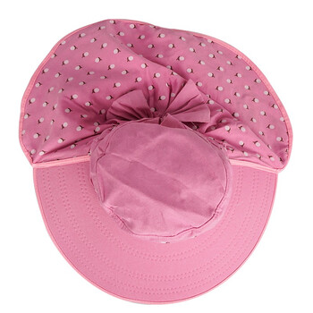 大杨781遮阳帽子女 粉色 海南帽夏天遮脸骑行出游采茶凉帽防护帽 太阳帽防晒帽 定制