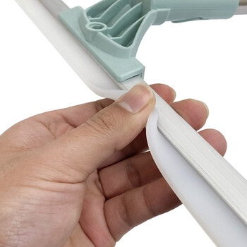 益美得 FH-1367 不锈钢伸缩硅胶地刮刮水器地板瓷砖推水器 50CM 伸缩不转向地刮