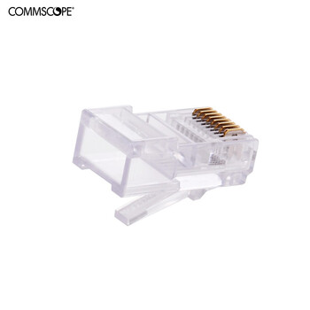 康普 AMP NETCONNECT 原装超五类网络水晶头 RJ45(100个一包）8-554720-3（原安普布线品牌）