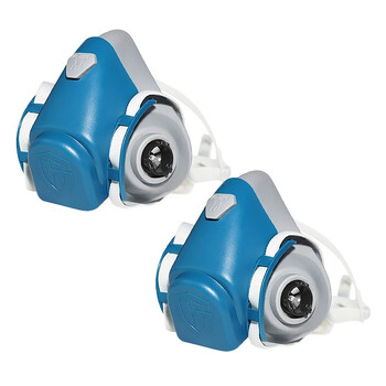 海固（HAI GU）HG-600 12028半面罩防尘面具宝蓝灰（不含过滤件）1个（1000个起订）