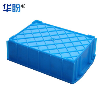 华盼加厚周转箱塑料物流搬运箱仓库分类储物箱零件收纳筐工具盒储水箱外径285*195*85mm