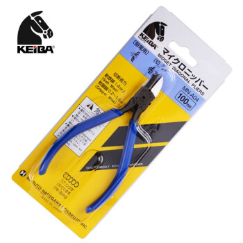 日本马牌KEIBA 4英寸电子斜口钳MN-A04斜嘴钳 斜咀钳子 剪线钳MN-A04 MN-A04 其他