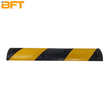 贝傅特 减速带线槽橡胶PVC电缆保护槽室内外护线盖板压线板橡胶电缆过桥板 斜纹波点小一线槽