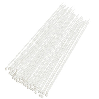 卡夫威尔 自锁式尼龙扎带大号小号加长 园艺扎线带 扎带理线带束线带捆扎带 7.6*550mm 白色 50支装 OT3320