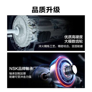 威克士（Worx）工业级无刷角磨机WU980B多功能打磨抛光切割大功率电动工具 100mm无刷1050W 后开关