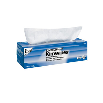 金佰利34705金特低尘擦拭纸（大号双层）盒装易抽取119张/盒 x 15盒/箱 实验仪器设备精密擦拭