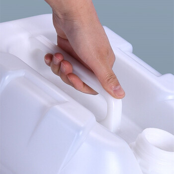 艾科堡塑料化工桶方形堆码桶30L工厂原料废液水桶加厚样品桶蓝色