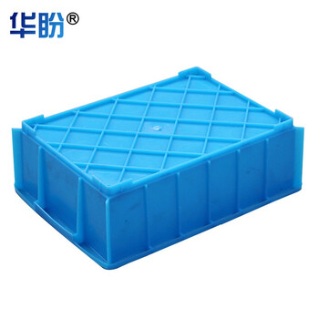 华盼加厚周转箱塑料物流搬运箱仓库分类储物箱零件收纳筐工具盒储水箱外径210*155*65mm