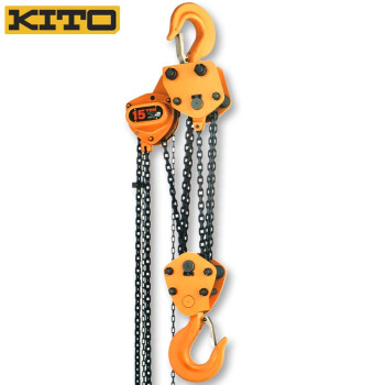 KITO凯道日本原装进口CB150环链手拉葫芦吊具起重工具15t 3.5m 黄色