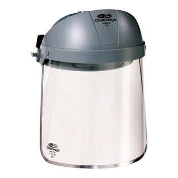 霍尼韦尔1002353 透明聚碳酸酯PC 防护面屏 头戴式 防化防冲击10个/盒 2个起订