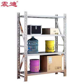 震迪304不锈钢货架1.5米长工厂零件收纳架五金储物架可定制SD0146主架