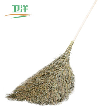 卫洋 WY-001 手工扫把  清洁环卫工大扫把木柄5斤款一个装