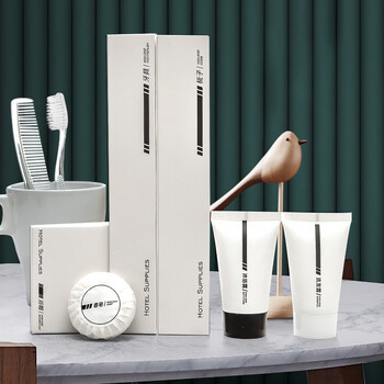 易静 一次性洗漱用品套装 六合一牙具沐浴套装旅行出行便携易携带 100套