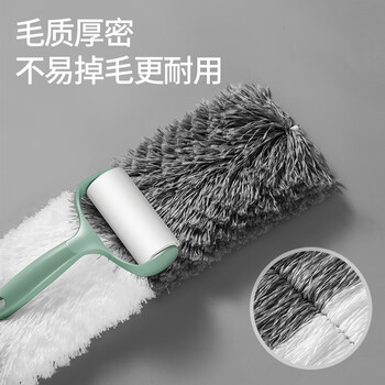 美丽雅可伸缩鸡毛掸子家用静电除尘掸床底天花板除尘扫灰神器2.55米