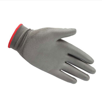 Honeywell霍尼韦尔 2100250CN 掌部PU涂层灰色工作手套 3级耐磨1级防割手套 XS码 定做 10副/包