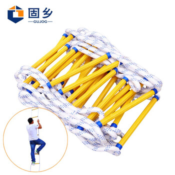 固乡 软梯子 绳梯 梯子 施工下井攀爬梯 工程梯 防滑梯  5M树脂软梯